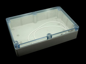 Clear Plastic Enclosure 55x145x222 mm