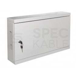 Szafa wisząca RACK 19" 2U skrzynka uniwersalna typu TPR 120mm szara CATV NEKU