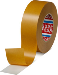 Adhesive tape, 50 x 0.185 mm, double sided, polypropylene foil, white, 50 m, 64620-00005-00