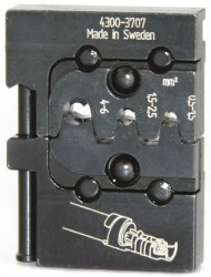 Zestaw matryc do zaciskania Do zastosowań motoryzacyjnych z zagniataną końcówką tulejową RS PRO 0.5mm²