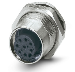 Złącze wielostykowe przemysłowe M12 Montaż tylny Gniazdo Phoenix Contact