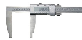 Suwmiarka z noniuszem, 0,02 mm, 0,01 mm, jednostki metryczne i brytyjskie, RS PRO