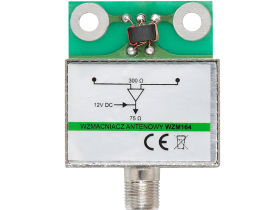 Wzmacniacz antenowy ekranow.30dB ceramiczny WZM164 /3485 P.L.