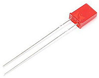 Dioda LED THT pomarańczowa, 2-Pin, 2,5 V, 110°, Kingbright