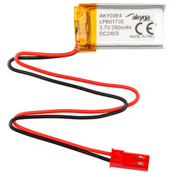 Akumulator litowo-polimerowy Akyga AKY0384 LP601730 Li-Po 3,7V 250mAh PCM JST 2.54...
