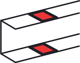 Akcesoria do koryt kablowych PVC Połączenie osłonięte Miniature PVC Legrand