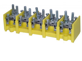 Odgałęźnik instalacyjny 5-segmentowy zacisk: 5x2x25mm2 - 5x4x10mm2 LZ 5*25/10 wyk.12 84084004