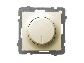 AS Ściemniacz uniwersalny + LED funkcja wyłącznika czasowy i "time to bed" ecru ŁP-8GL2/m/27 OSPEL