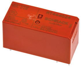 Przekaźnik mocy 24V dc DPST TE Connectivity, montaż PCB 1440Ω Otwór przezierny