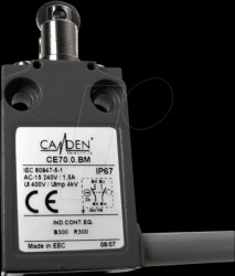 CE70.0.BM 30mm Pre-wired Limit Switch Roller Plunger 1M Cable