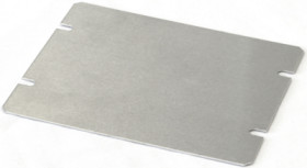 Base plate, aluminum, (L x W x H) 127 x 102 x 1 mm, natural, for series 1444, 1434-54