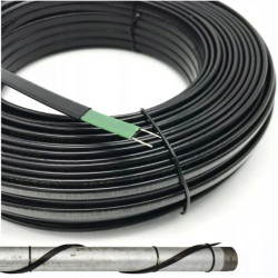 Przewód grzejny kabel grzewczy samoregulujący 12V 8mm 20W/m /100m rolka/