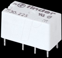 30.22.9.006.0000 Card relay, 2xUM, 125 V 2 A, 6 V