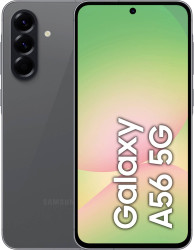 Samsung Galaxy A56 5G Smartfon Dual-SIM 256 GB 17 cm (6.7 cal) 50 MPx, 12 MPx, 5 MPx Android™ 15 czarny