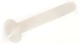 Śruba maszynowa M3.5 łeb z łbem stożkowym Nylon długość 25.0mm skok 0.60mm