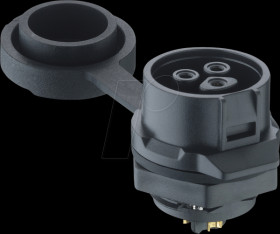 2420 03 T18CB100 QuickLock chassis socket – size 16, 3 pin