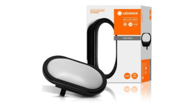 Lampa Ścienna Led 5,5W 4000K Ip54 Hermetyczna Zewnętrzna Czarna Bulkhead...