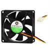 Wentylator 3 przewodowy 80x80x25 12V 8025D12 łożysko ślizgowe