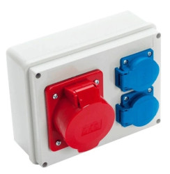 VIPLAST Rozdzielnica Gniazdo 32/5 + 2x250V