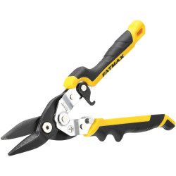 Stanley FMHT73756-0 FatMax&#xAE; Yellow Ergo Aviation Snips Straight Cut 250mm (10in)