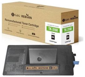G&G Toner Zamiennik Kyocera TK-3160 Czarny 12500 strony