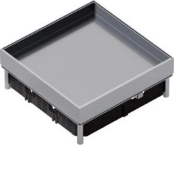 tehalit.VE-EE Pokrywa pełna IP54 20kN EKSQ12 244X244 25mm stal nierdzewna EKSQ120BL25