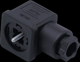 Valve connector, DIN shape A, 3 pole + PE, 70 V, 1.5 mm², E10058