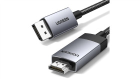 Kabel Ugreen Dp119 25491 Displayport Do Hdmi 4K 60Hz 3M - Szary
