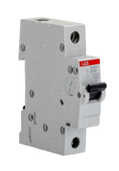 Wyłącznik nadprądowy MCB, Typ B, 1-biegunowy, 40A, 440V, 60V, na szynę DIN, ABB SH201-B40, SH200