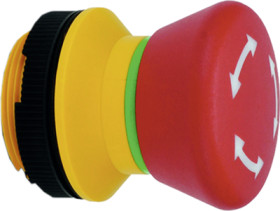 Emergency stop, rotary release, mounting Ø  22.3 mm, illuminated, 1.30.273.301/2200