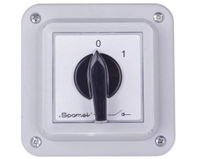 Łącznik krzywkowy 0-1 16A 1P w obudowie 0 ŁK16R-1.825OB1