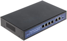 Switch PoE 4-portowy APTI-PoE0402-60W