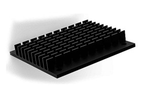 Radiator 61 x 57.9 x 9.3mm Konwerter DC/DC 1/2 cegły