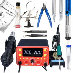 Zestaw do lutowania Yihua 902D IV groty T12