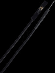 Flexible jumpers, 15 cm, plug/socket, black