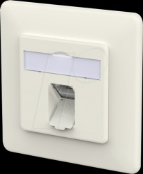 130D371002-I E-DAT Modul Cat.6a IDC 1 Port UP pure white