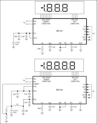 3.5- and 4.5-Digit, Single-Chip ADCs with LED Drivers and µC Interface