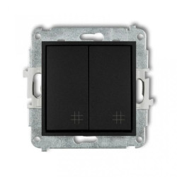 ICON Mechanizm łącznika podwójnego krzyżowego czarny mat 12IWP-66