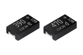 Aluminiowy kondensator elektrolityczny 470μF 2V dc SMD Panasonic 7.3 x 4.3 x 1.9mm