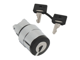 Przełącznik 2 pozycyjny 22 z kluczem stabilny Ronis 421E okrągły metalowy ZB4BG212 SCHNEIDER ELECTRIC