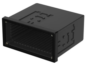 PPE/PS enclosure kit, (L x W x H) 96 x 48 x 85 mm, black, IP40, 17940801.MT1