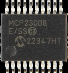 MCP23S08-E/SS SPI bus I/O extension, 8-bit, TSSOP-18