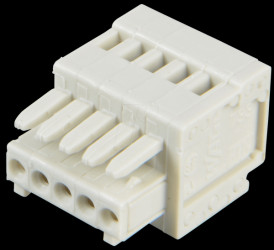 733-105 CAGE-CLAMP female multi-point connector, micro, RM 2.5, 5-pin