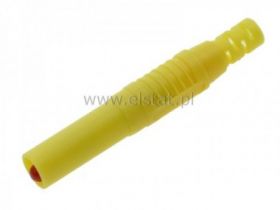 Wtyk bananowy 4mm 54mm żółty 25.503.3 1000V/32A
