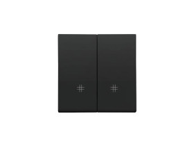 SIMON 55 Klawisz podwójny z piktogramami krzyżowymi do: SW7/2M, SW6/2WM czarny mat TKW7/2/149 KONTAKT SIMON