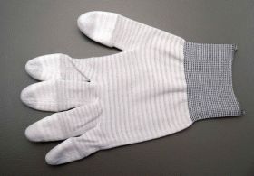 Rękawiczki antystatyczne, kropkowana dłoń RA-250 rozmiar XL