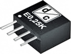 DC converter, 5 VDC, 1 W, 1 output, 5 VDC, 70 % efficiency, 110521