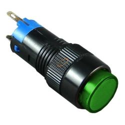 PRZEŁĄCZNIK MONOSTAB. ZIELONY OKR 3A 250V PODŚW.12V MKX