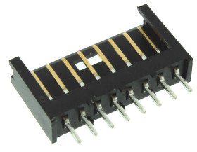 Listwa stykowa PCB 8-pinowe AMPMODU MOD II raster: 2.54 mm Prosty 1-rzędowe TE Connectivity Otwór przelotowy 750 V W