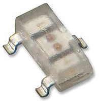 LED, SMD, czerwona, 3-Pin, 2,5 V, 140°, Kingbright